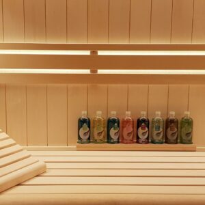 Rugleuning 3-lats Abachi hout van Liberty Wellness